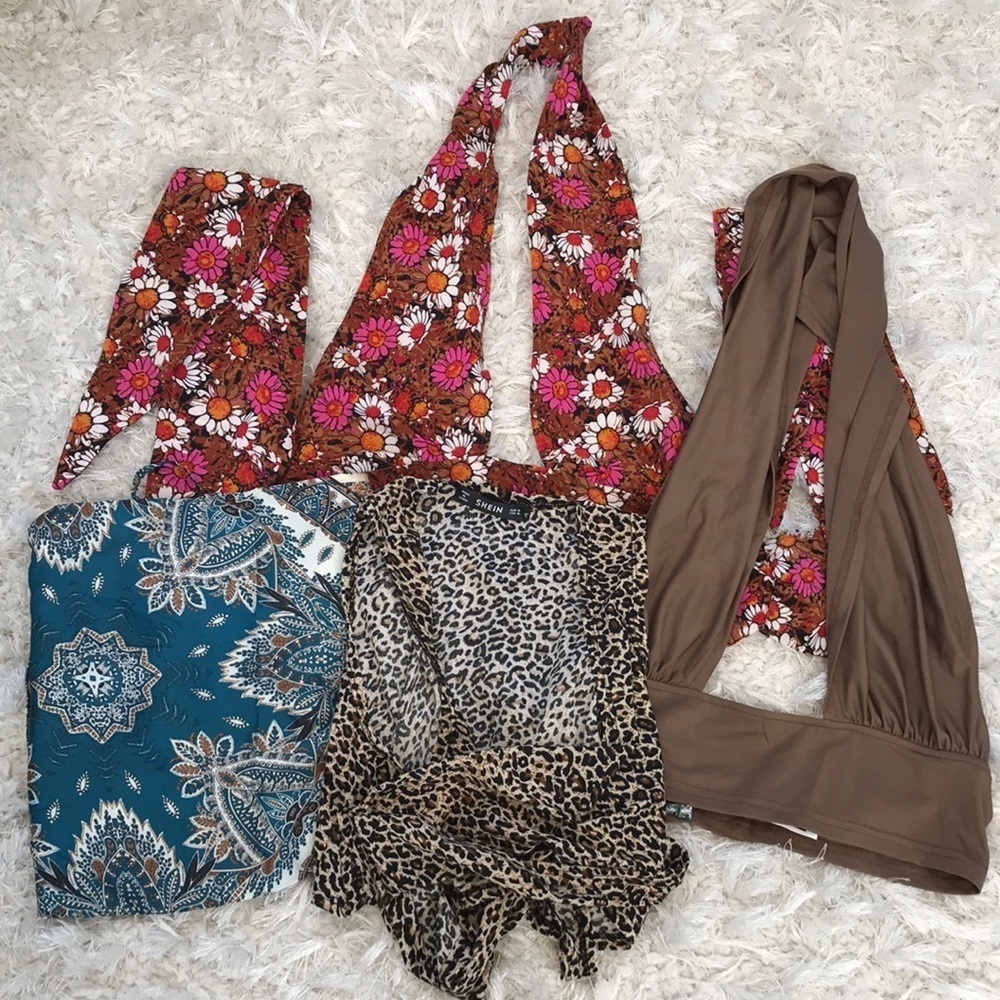 4 Medium tops, from Shein